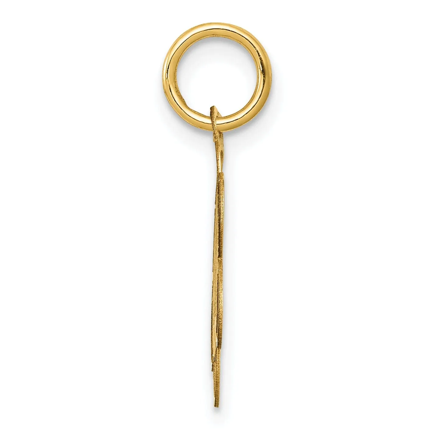14k Yellow Gold My Confirmation Medal Pendant.