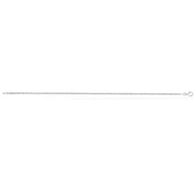 9ct White Gold 19cm Zirconia Tennis Bracelet
