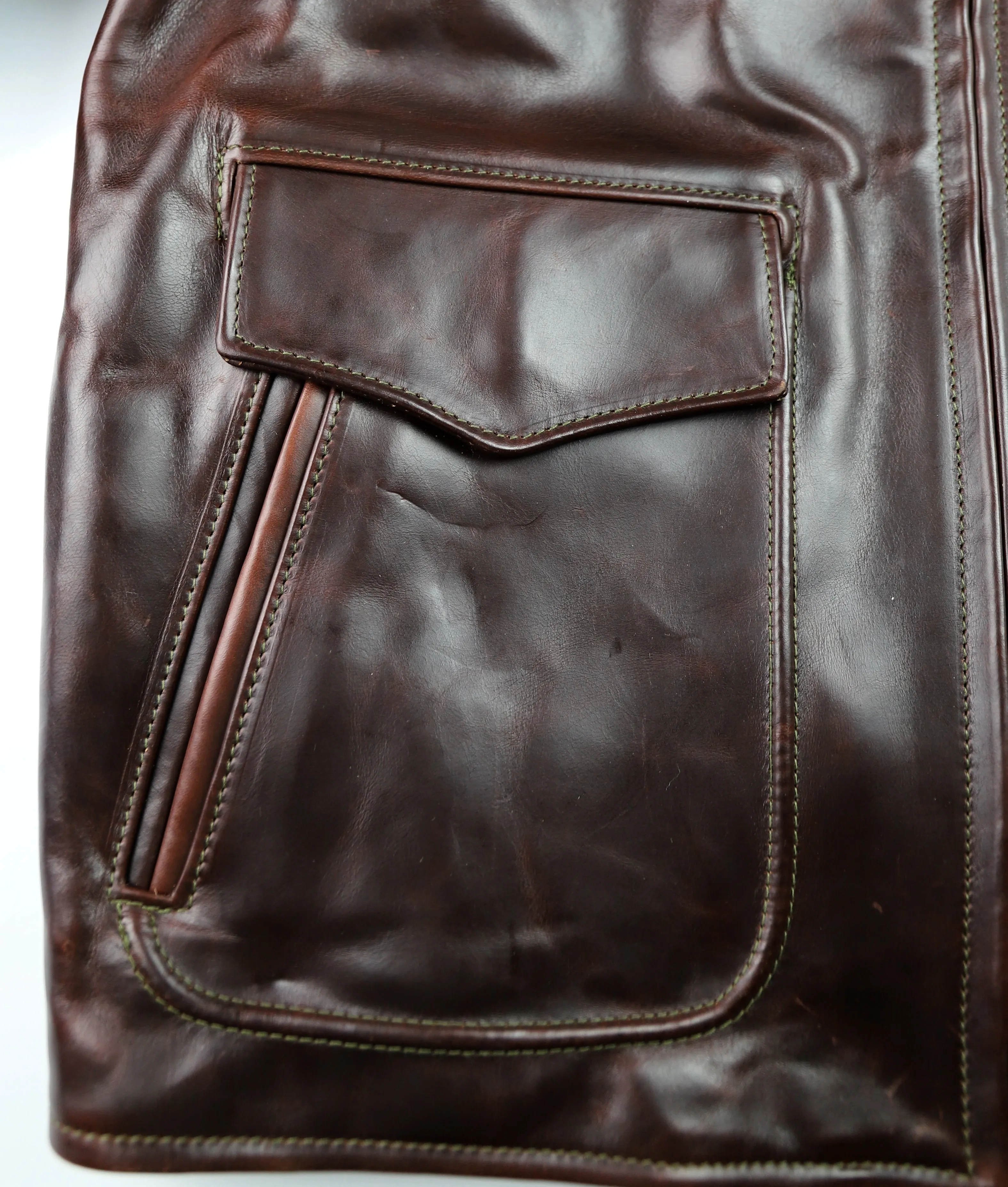 Aero Half Belt Deluxe, size 46 (fits like size 50), Brown CXL FQHH