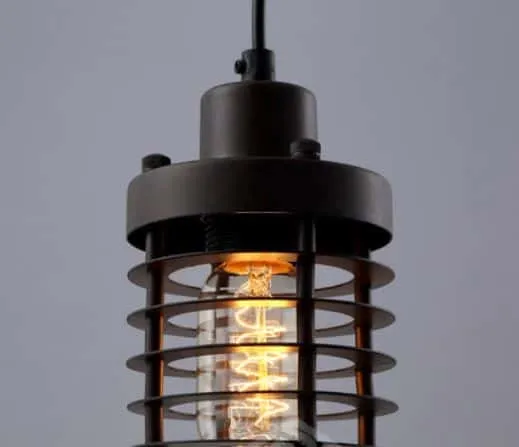 Ainaby Industrial Disk Cage Lamp