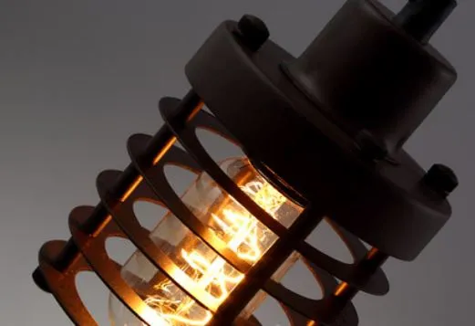 Ainaby Industrial Disk Cage Lamp