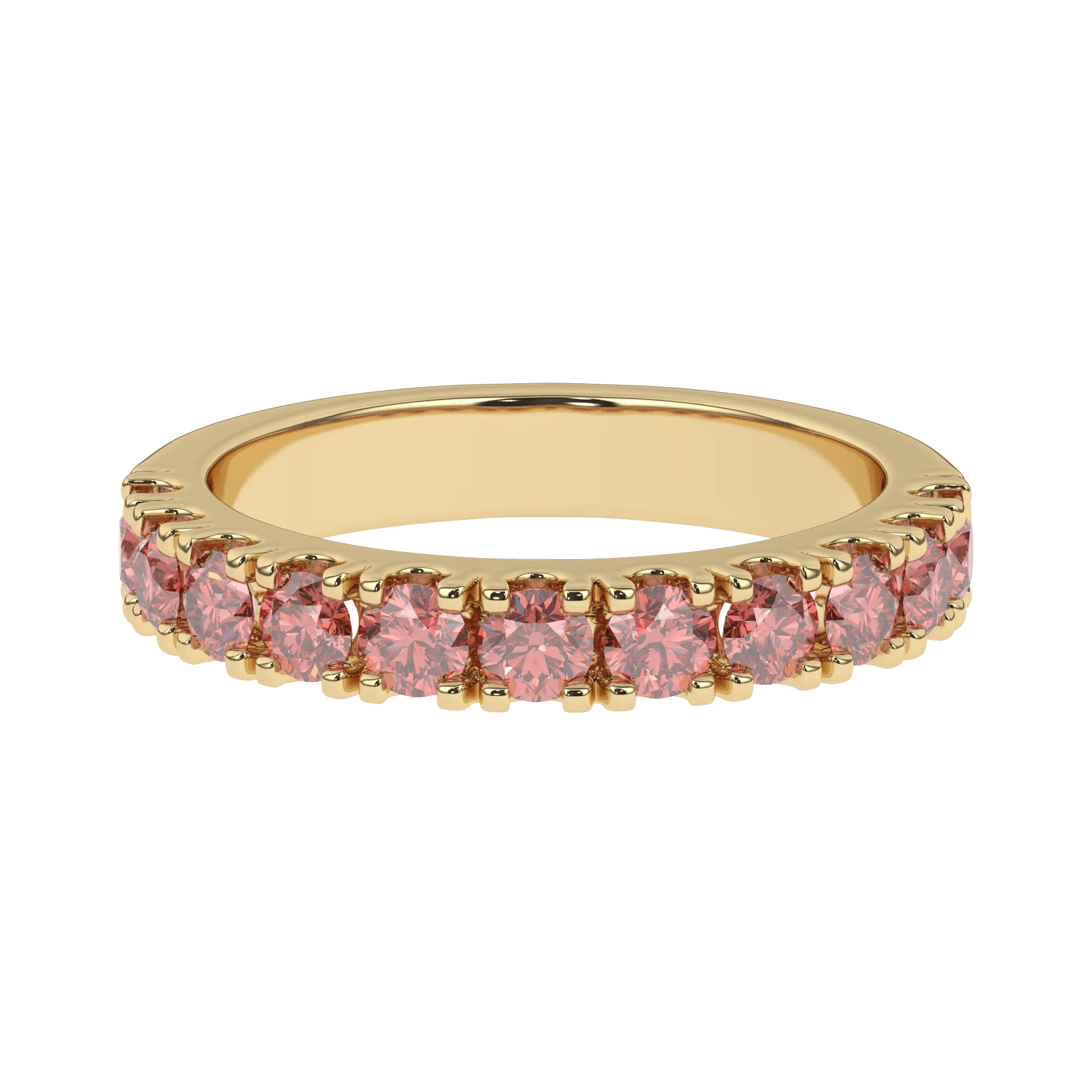 Amanda Ann Ring - 1.00Ctw Pink