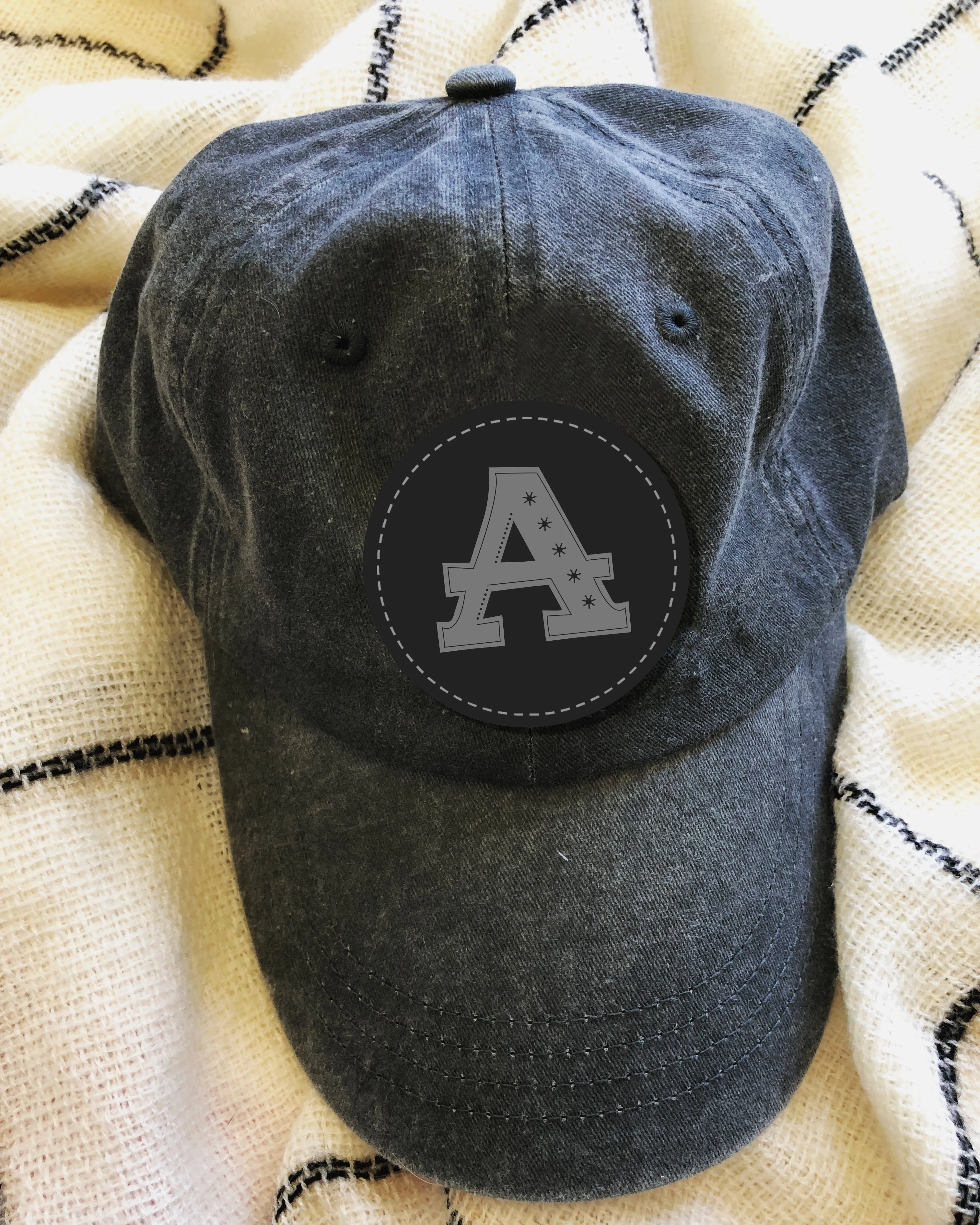 Asterisk Monogram Hat