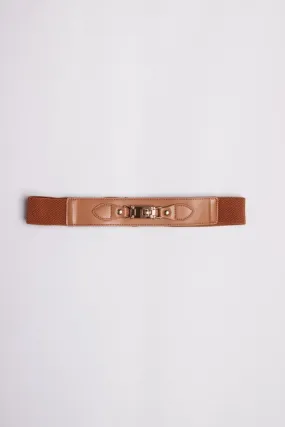 BAHAMAS BELT (BROWN & GOLD)