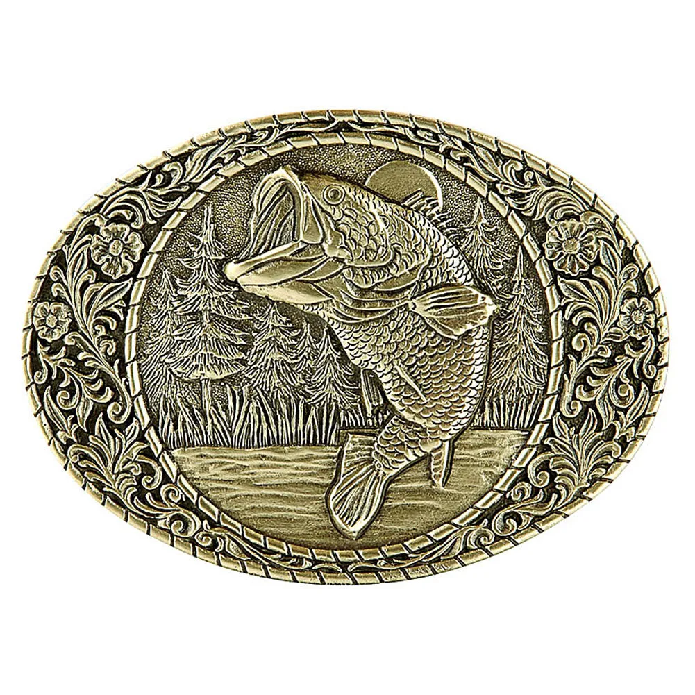 Bass Fishing Belt Buckle