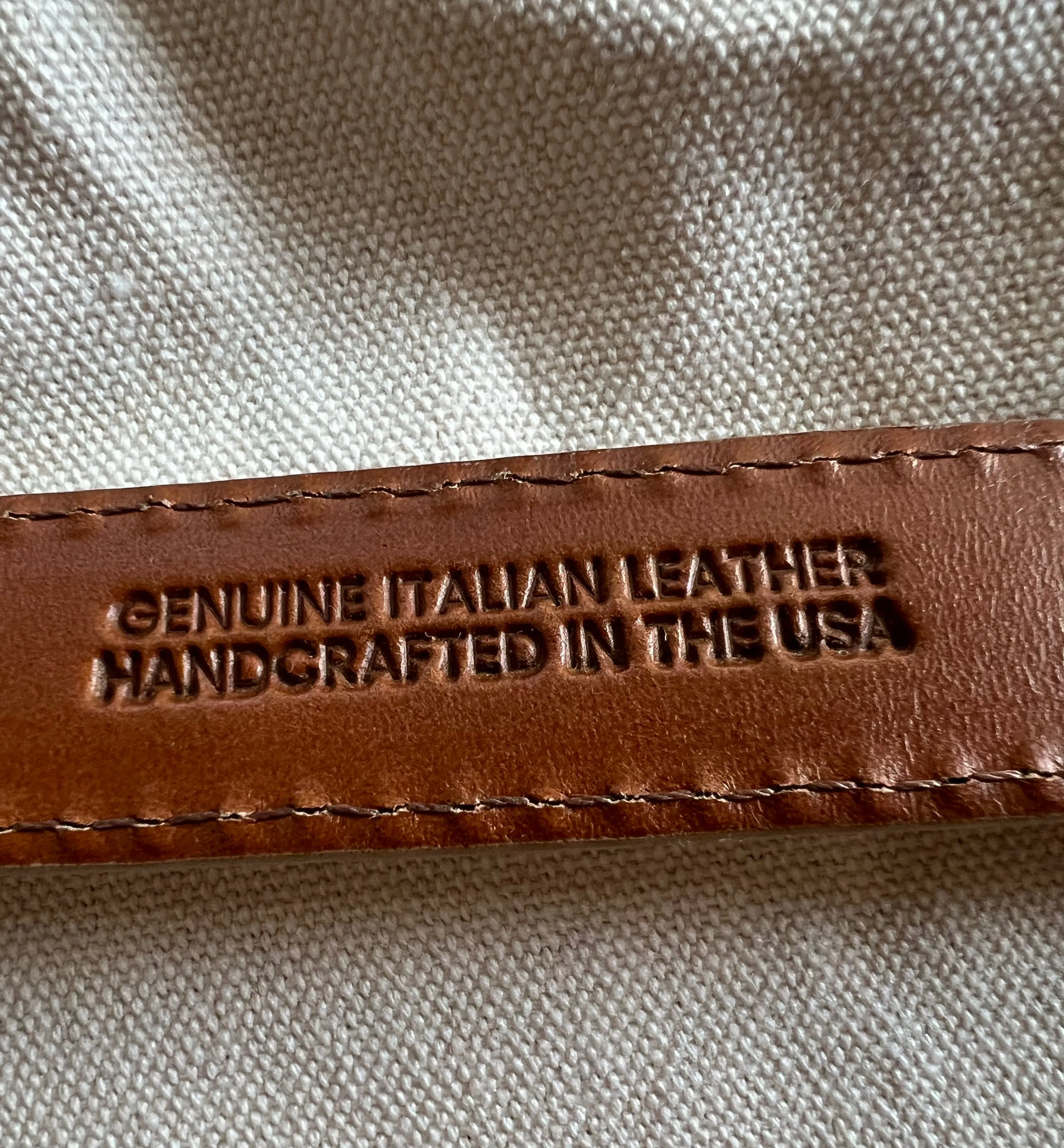 Belt - Italian Suede Cognac