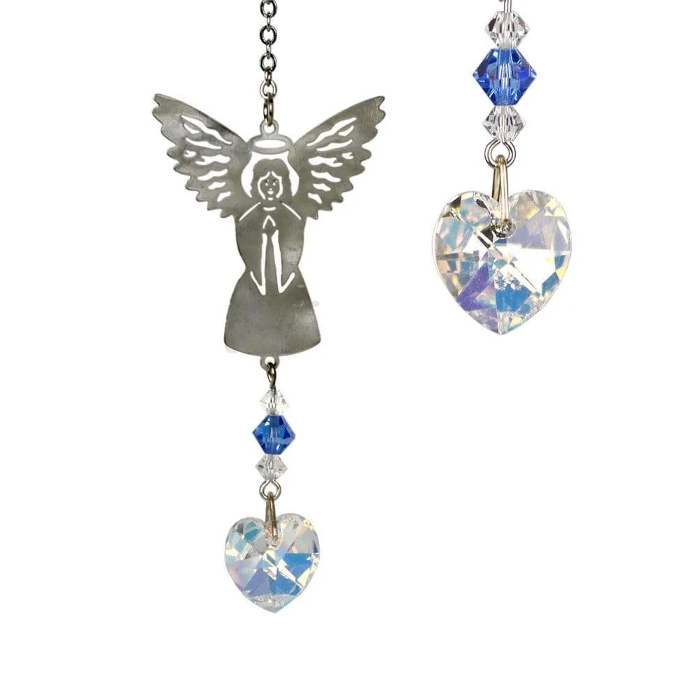 Birthstone Guardian Angel Ornaments -12 Colors, Handmade Sparkling Crystals!*