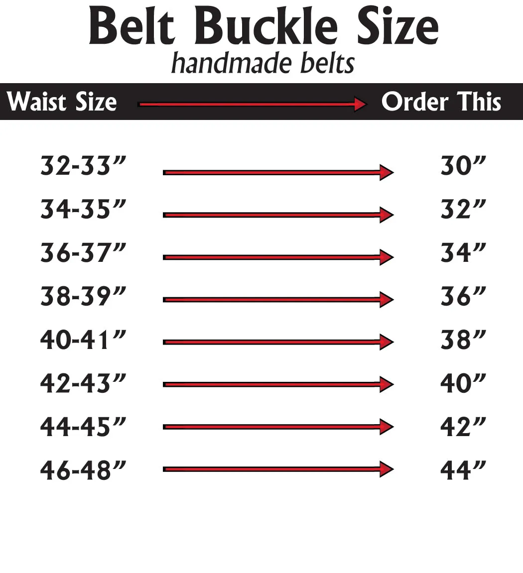 Brown Patterned Leather Belts