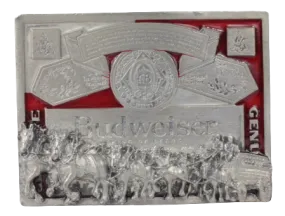 Budweiser King of Beers Shire Horses Belt Buckle