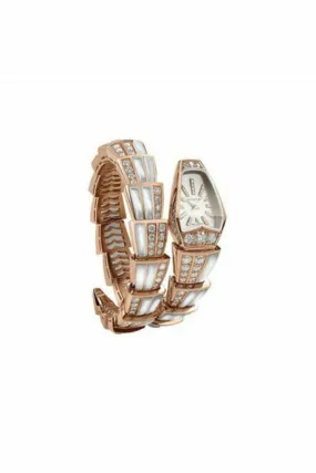 bvlgari serpenti 26mm 18k rose gold ladies watch