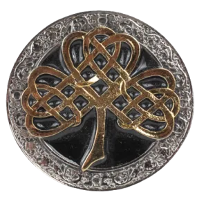 Celtic Tree Gold Silver Belt Buckle