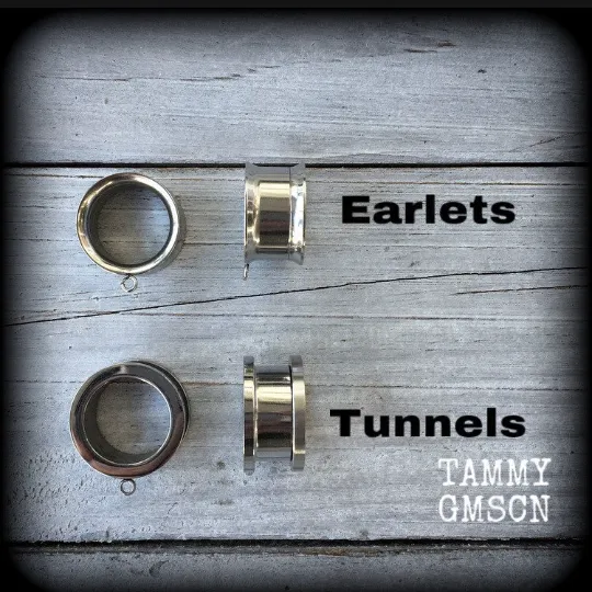 Cloudy quartz tunnel dangles