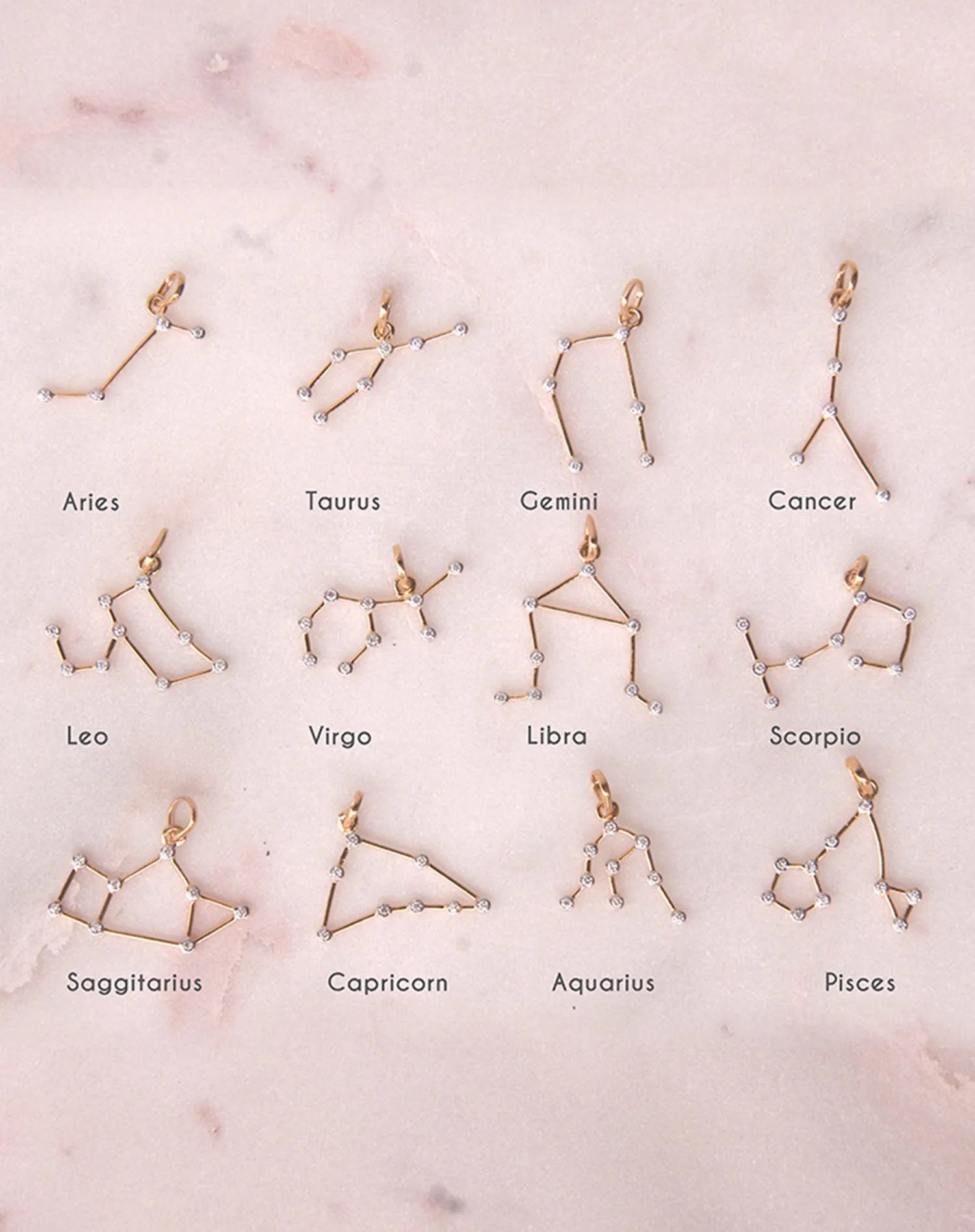 Constellation Charm Pendant - Scorpio