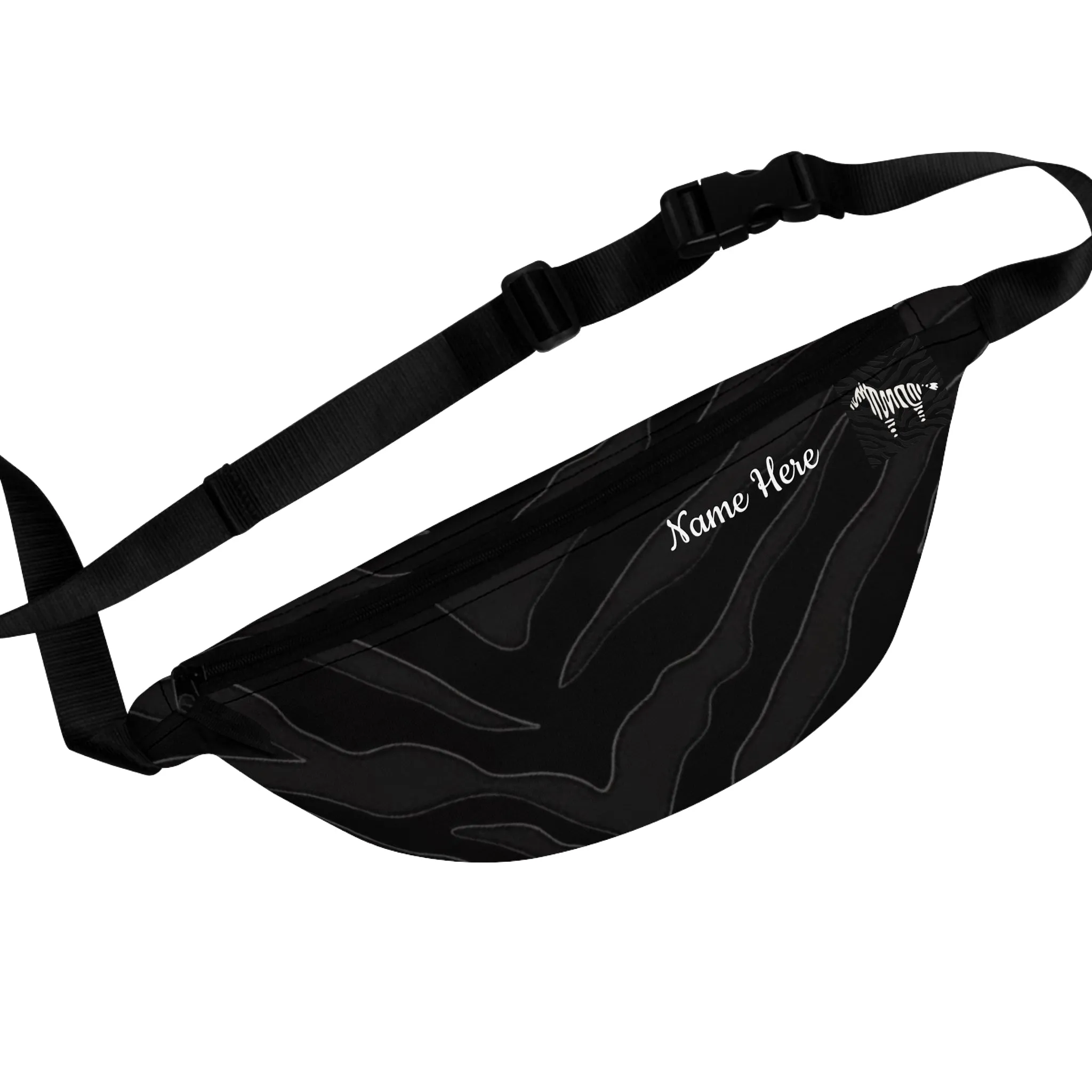 Customizable The Mighty Zebra  Belt Bag by Deanna Caroon