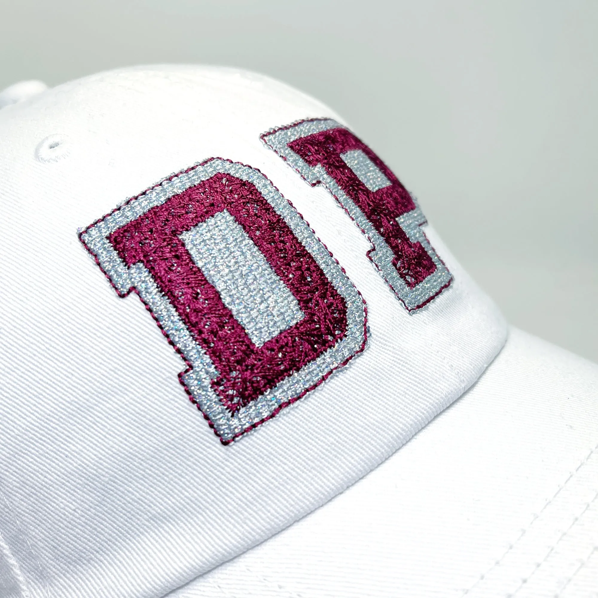 Dad Hat | De Pere Athletic Block Glitter Bling DP logo