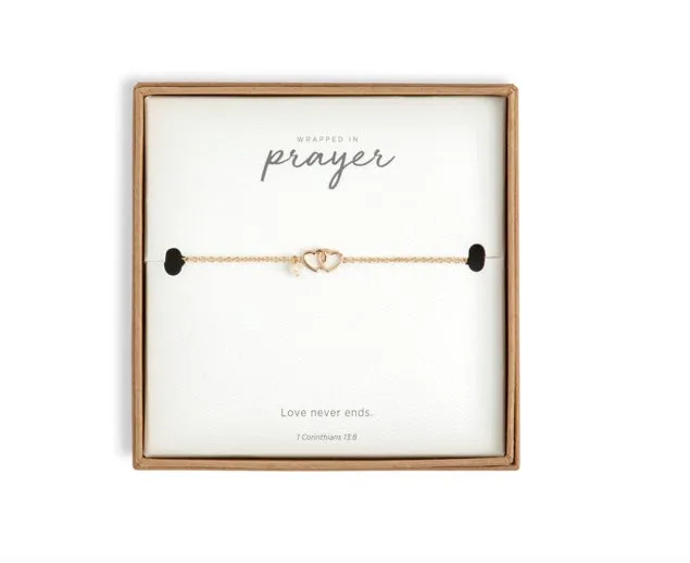 Dainty Double Heart Bracelet
