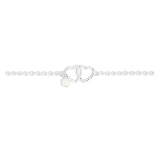 Dainty Double Heart Bracelet