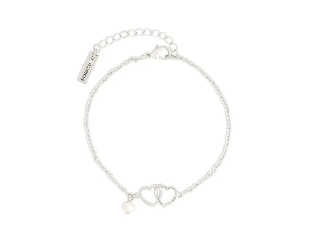 Dainty Double Heart Bracelet