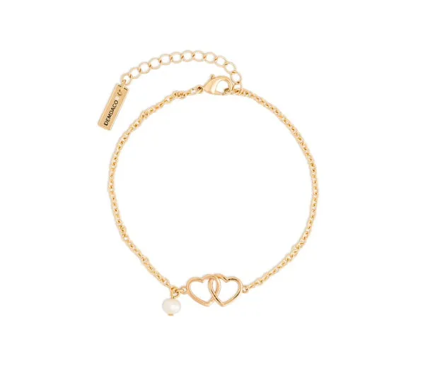 Dainty Double Heart Bracelet