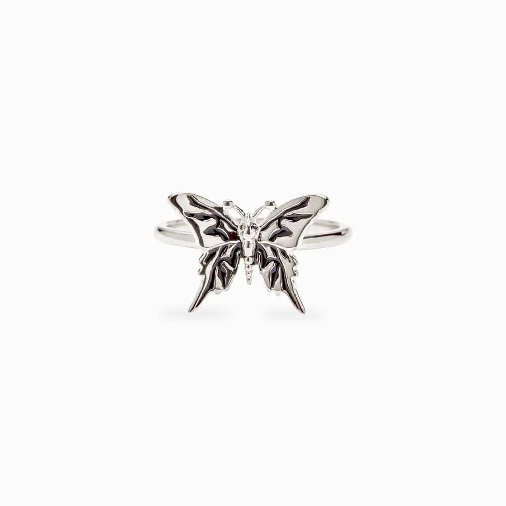 Dark Butterfly Ring