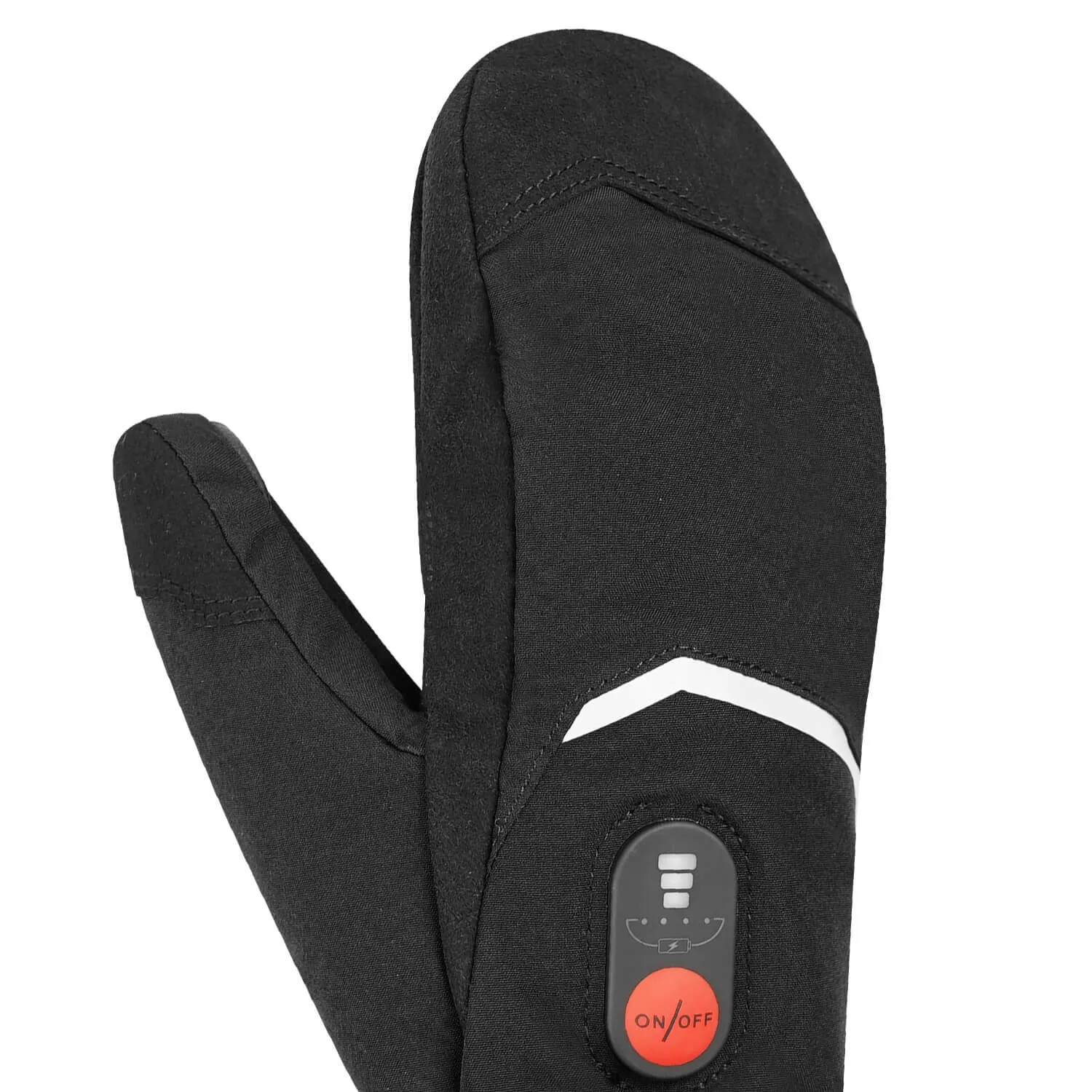 DAY WOLF 7.4V Unisex Featherweight Battery Heated Ski Mittens