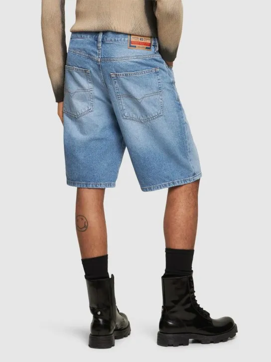 Diesel   Regular viscose denim shorts 