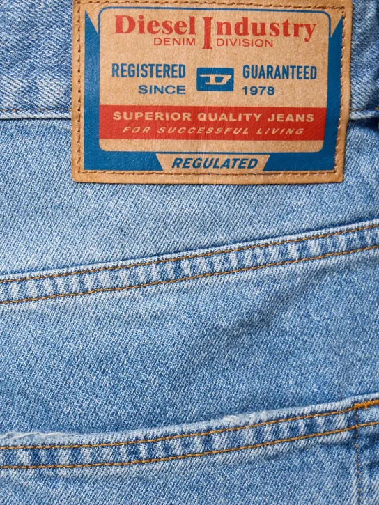 Diesel   Regular viscose denim shorts 