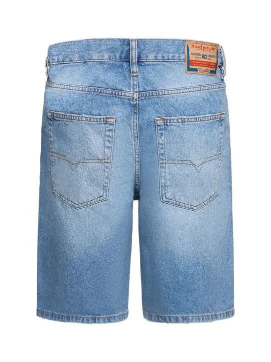 Diesel   Regular viscose denim shorts 