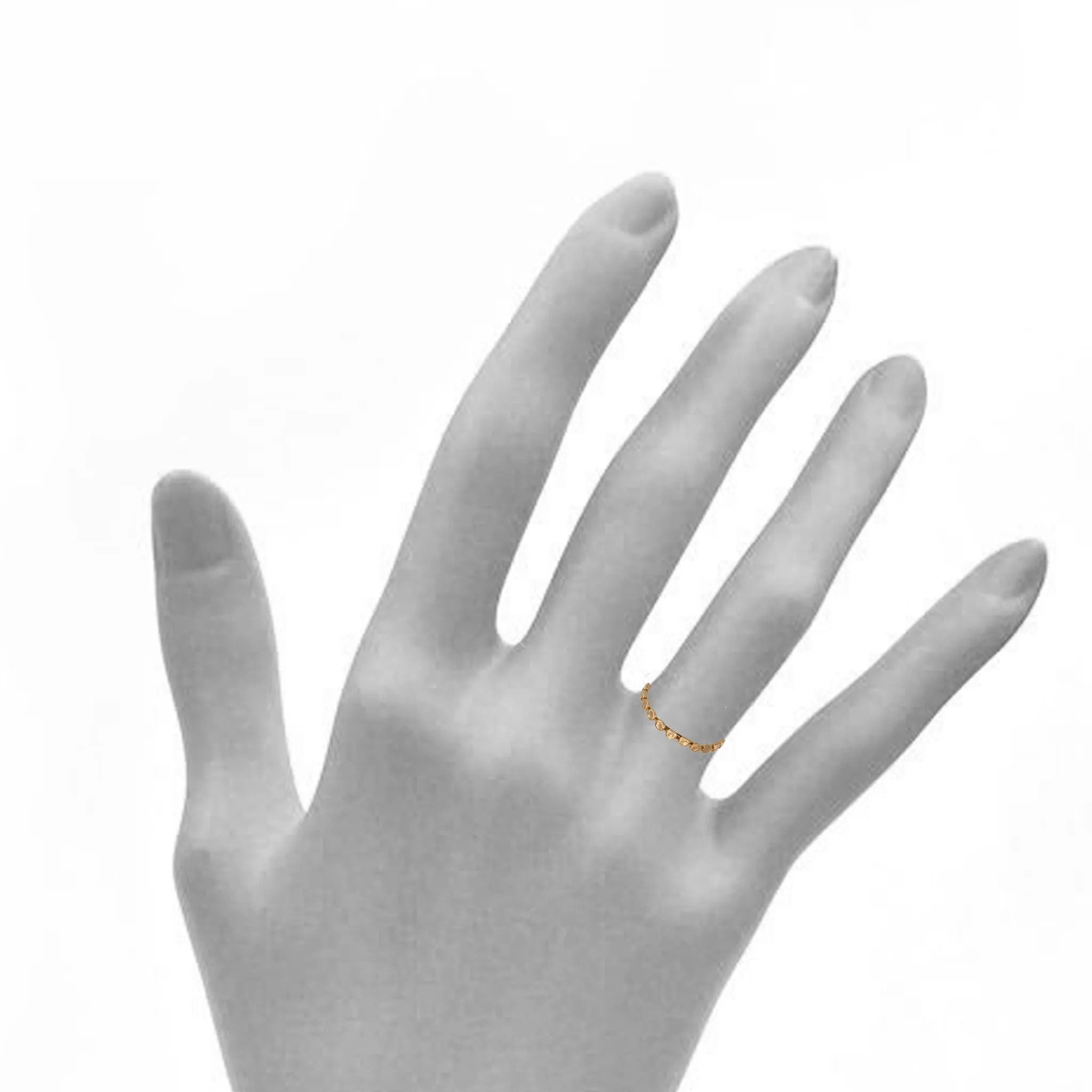 Dotted Band Ring