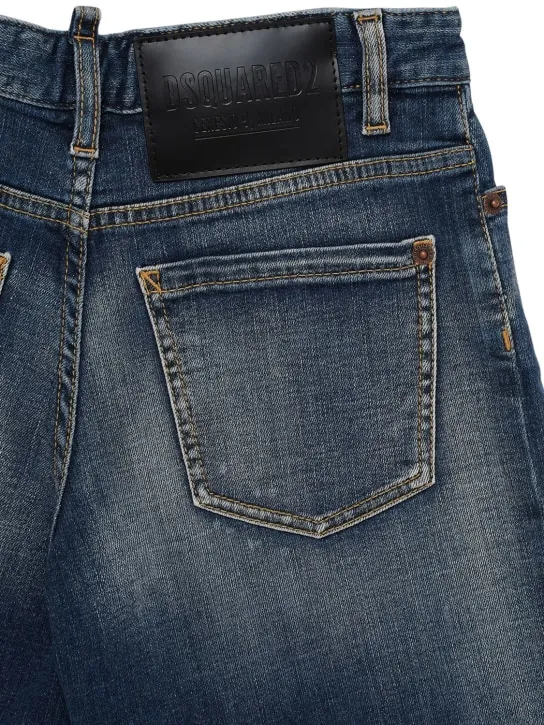 Dsquared2   Washed stretch cotton denim shorts 