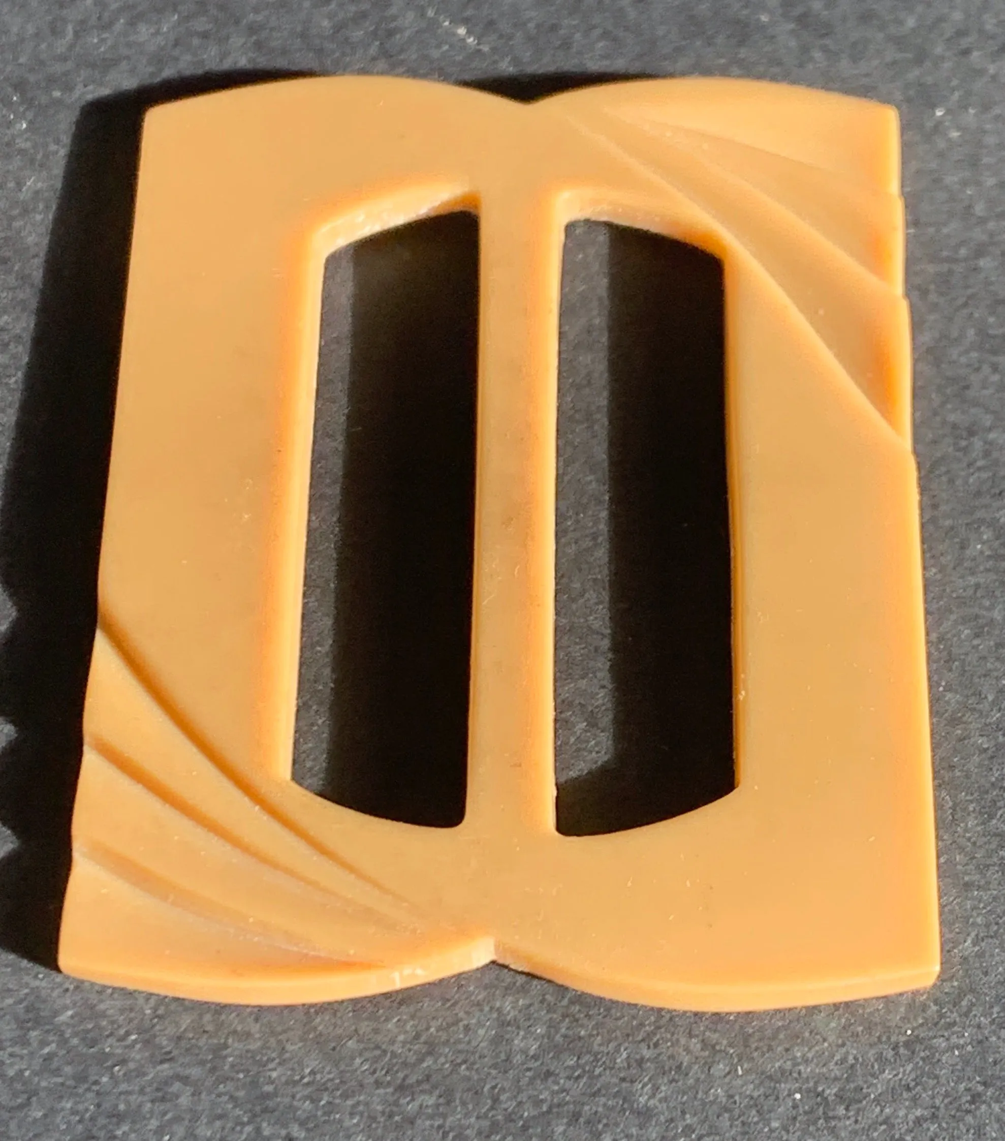 Dynamic Coffee Colour French Deco 5.5cm Belt Buckle