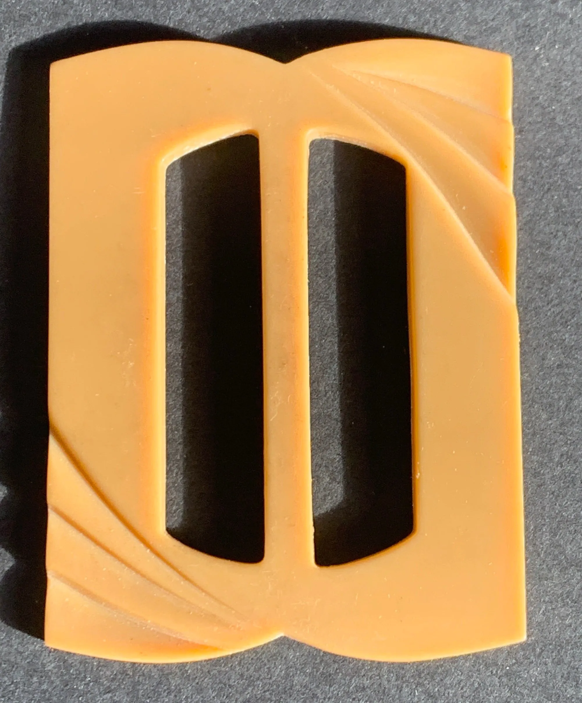 Dynamic Coffee Colour French Deco 5.5cm Belt Buckle