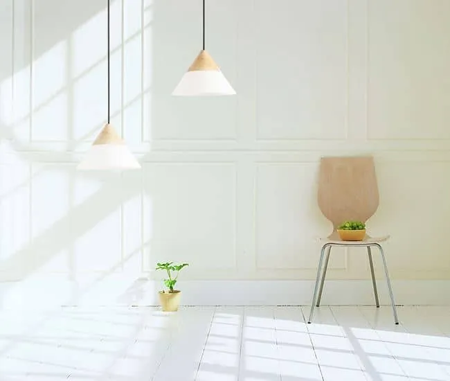 Edeet Half Wood Hang Lamp