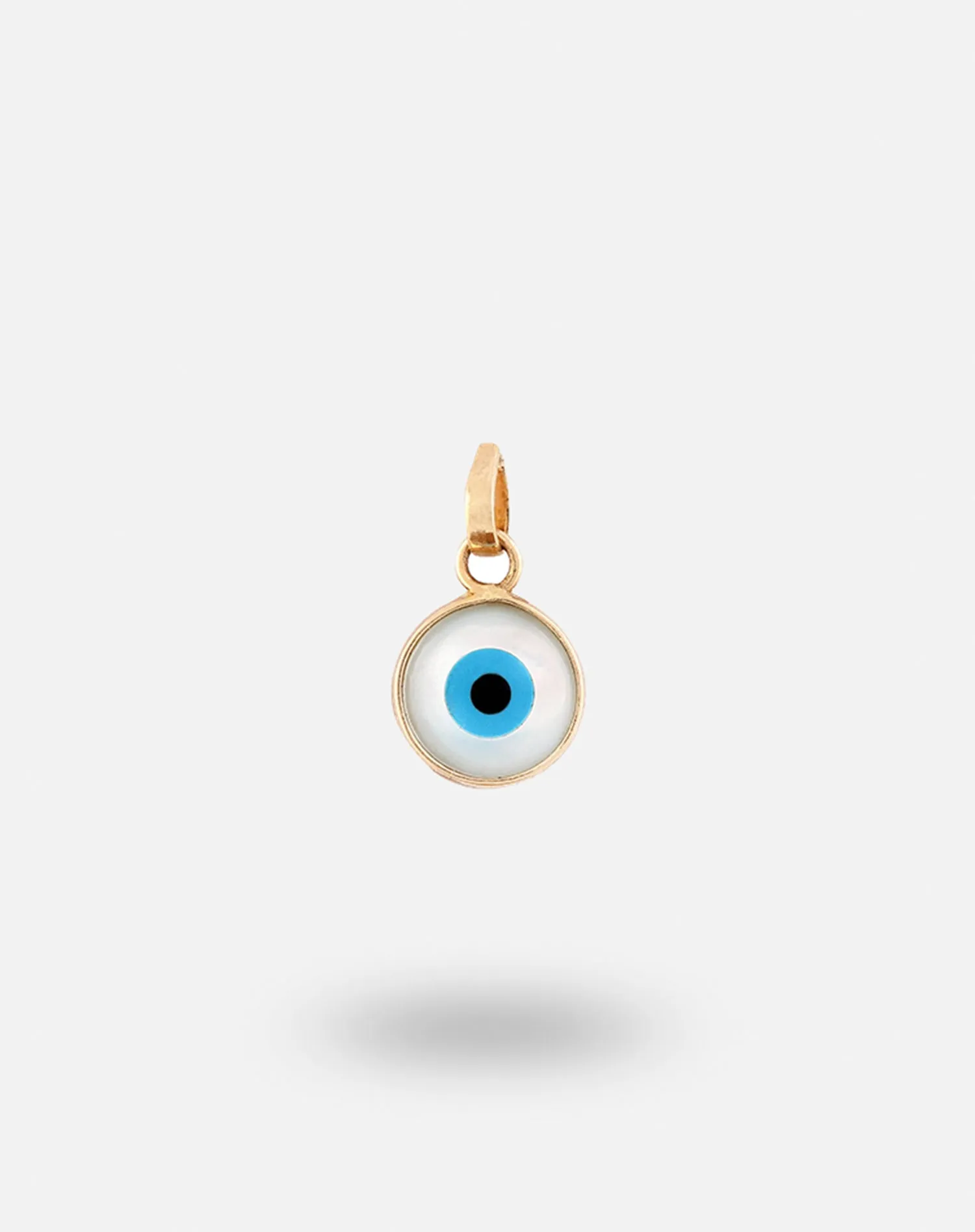 Evil Eye Charm Pendant - Round