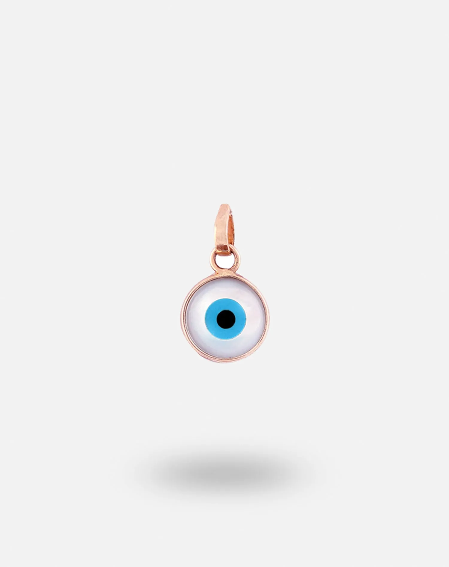 Evil Eye Charm Pendant - Round