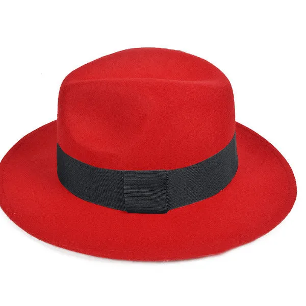 Felt Wool Fedora Hat for Men and Women B5050