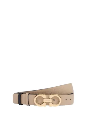 Ferragamo   2.5cm Reversible leather belt 