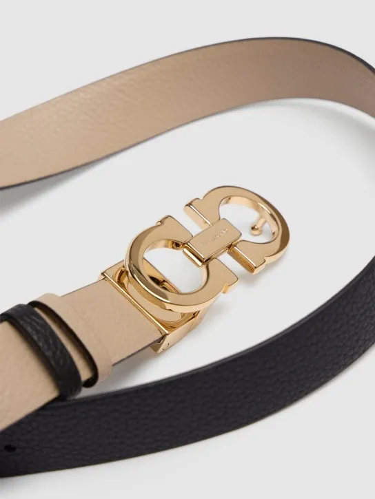 Ferragamo   2.5cm Reversible leather belt 