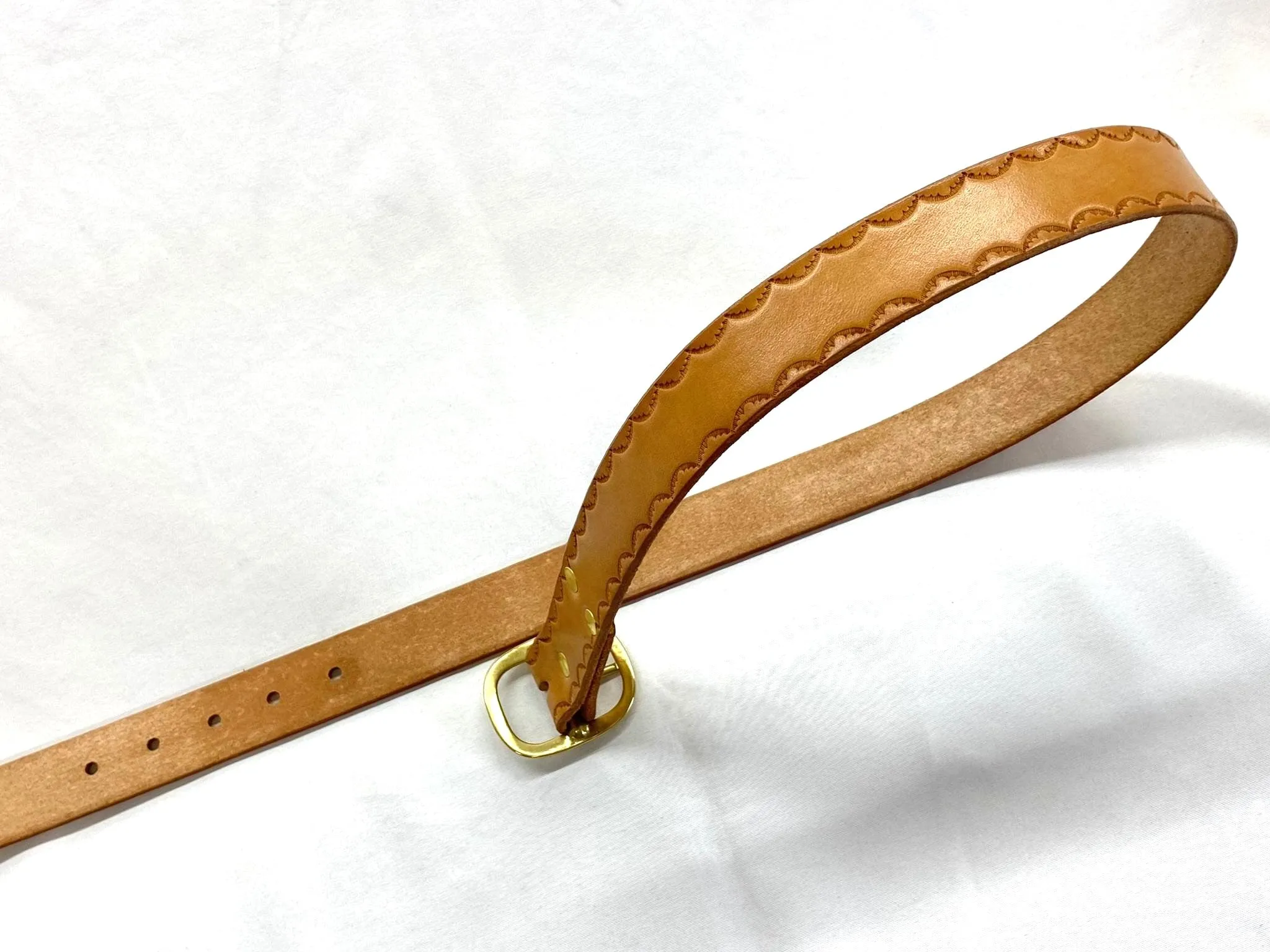 Fully Tooled Leather Belt