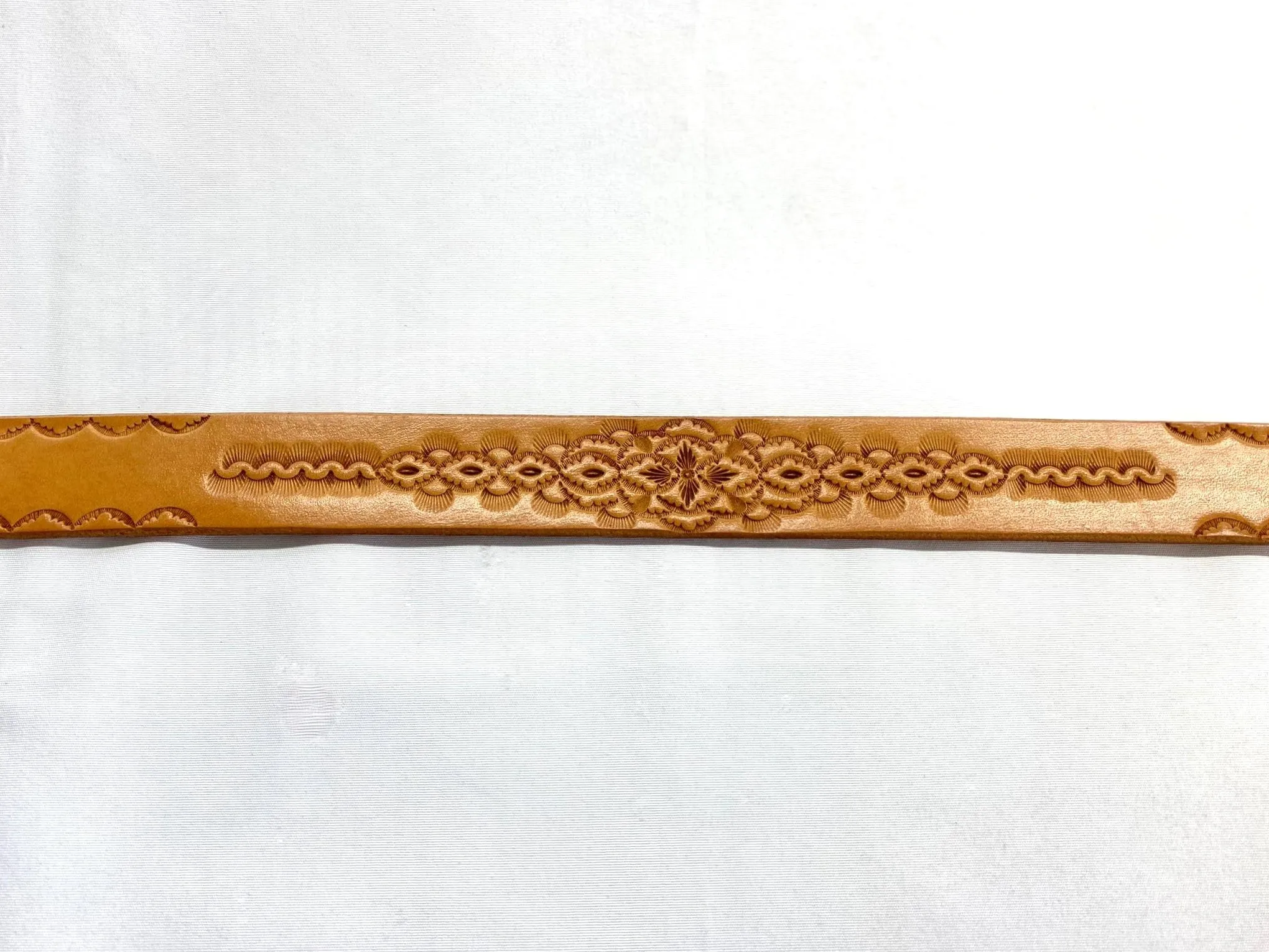 Fully Tooled Leather Belt