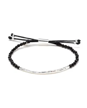 Gorjana - Power Gemstone Bracelet (Harmony) Black/Silver