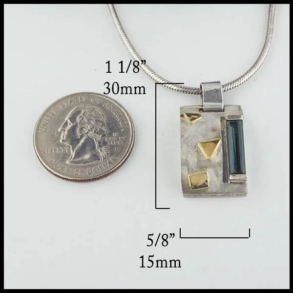 Green Tourmaline Pendant