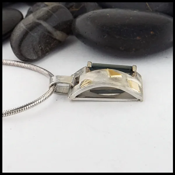 Green Tourmaline Pendant
