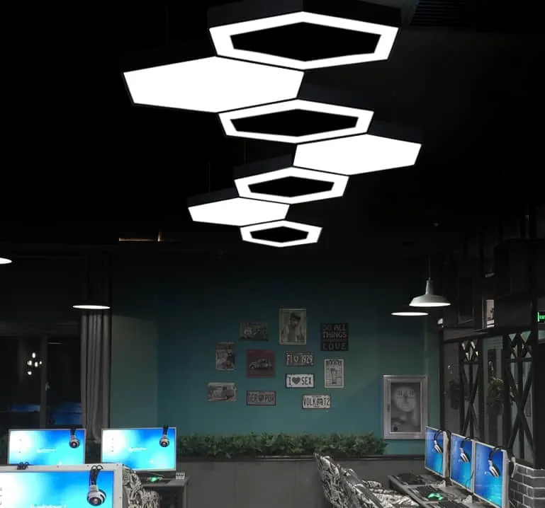 Gunna Hexagonal Pendant Lamp