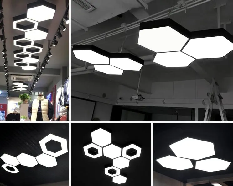 Gunna Hexagonal Pendant Lamp
