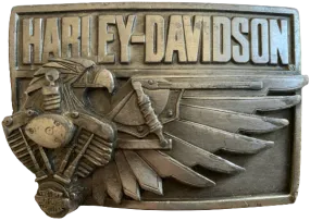 Harley Davidson Eagle Wing Engine Belt Buckle