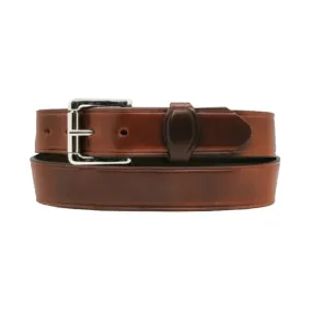 Heritage Leathers  Creased Heavy Work Dark Brown Belt