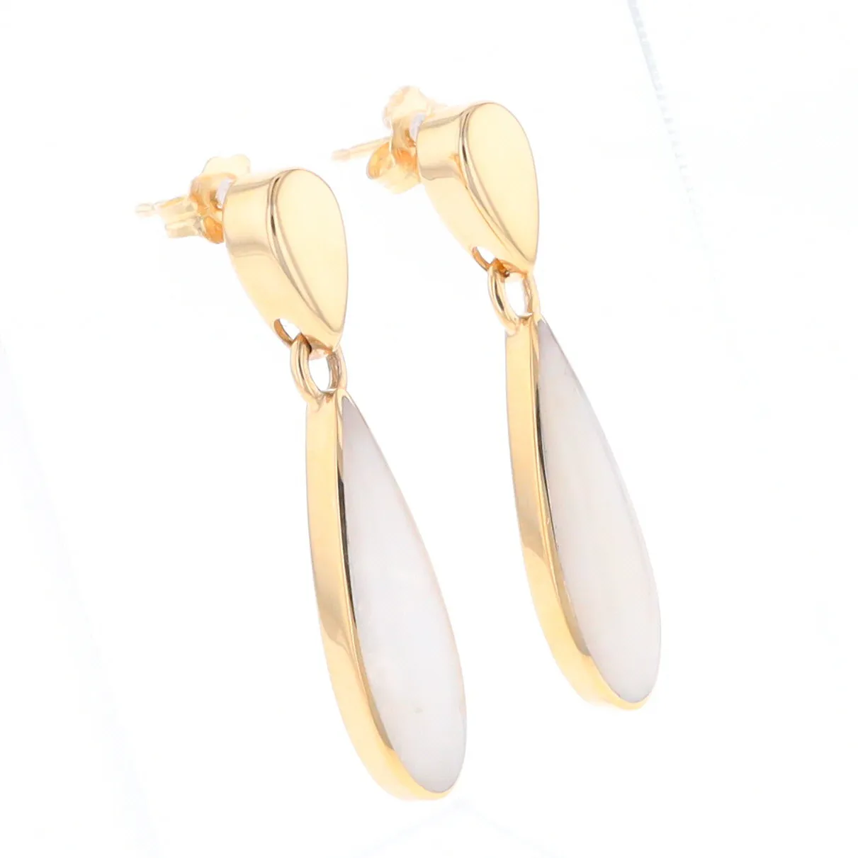 Historic Quartz Teardrop Earrings