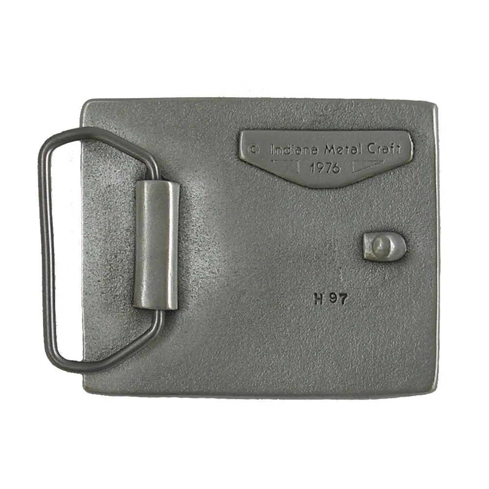 Howling Coyote Pewter Belt Buckle