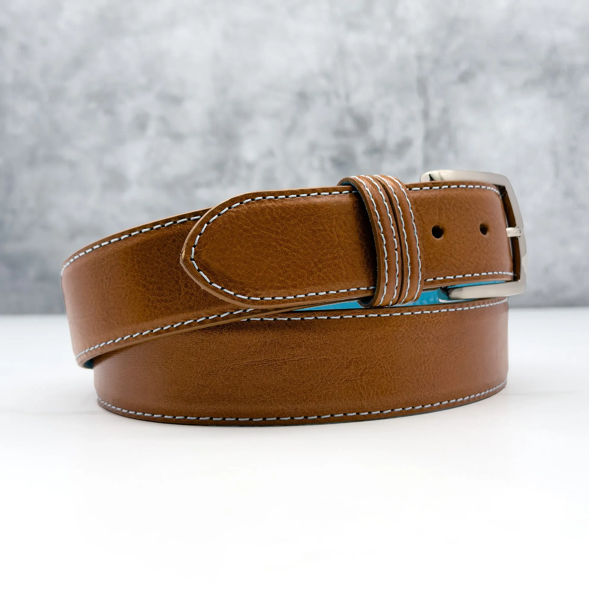 Italian Calf Belt: Tan
